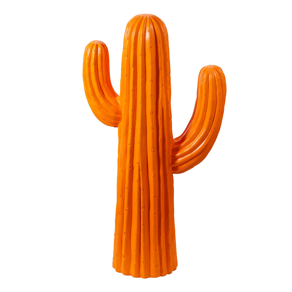 Cactus décoratif magnésie orange 42x77cm