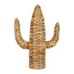 Cactus en rotin naturel H 40cm