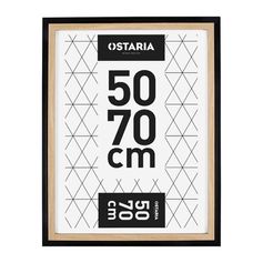 Cadre photo CALI bois noir 50x70cm