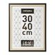 Cadre photo CALI noir et bois 30x40cm