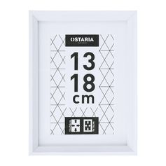 Cadre photo EMMA blanc 13x18cm