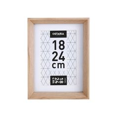 Cadre photo EMMA bois naturel 18x24cm