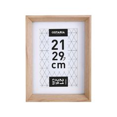 Cadre photo EMMA bois naturel 21x29.7cm