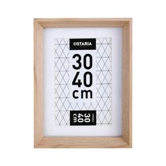 Cadre photo EMMA bois naturel 30x40cm