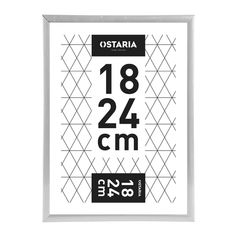 Cadre photo MARCO CLIP argent 18x24cm