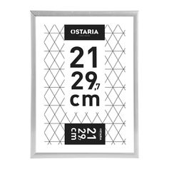 Cadre photo MARCO CLIP argent 21x29.7cm