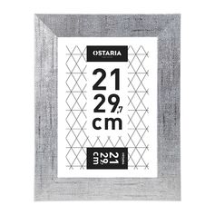 Cadre photo MILAN argent 21x29.7cm