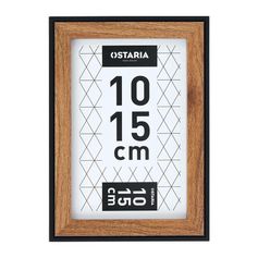 Cadre photo NINO bois noir 10x15cm