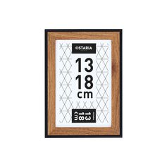 Cadre photo NINO bois noir 13x18cm