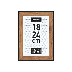 Cadre photo NINO bois noir 18x24cm