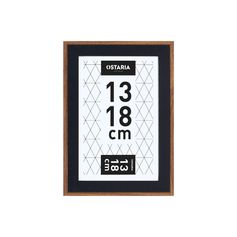 Cadre photo NINO noir bois 13x18cm