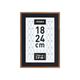 Cadre photo NINO noir bois 18x24cm