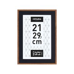 Cadre photo NINO noir bois 21x29.7cm