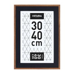 Cadre photo NINO noir bois 30x40cm