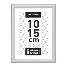 Cadre photo ONYX argent 10x15cm
