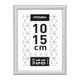 Cadre photo ONYX argent 10x15cm