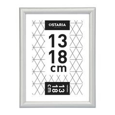 Cadre photo ONYX argent 13x18cm