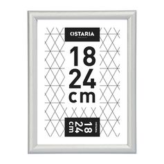 Cadre photo ONYX argent 18x24cm
