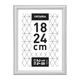 Cadre photo ONYX argent 18x24cm