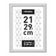 Cadre photo ONYX argent 21x29.7cm
