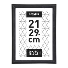Cadre photo ONYX noir 21x29.7cm