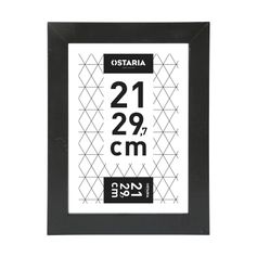 Cadre photo PAOLA noir 21x29.7cm