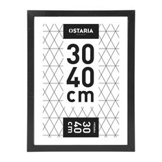 Cadre photo PAOLA noir 30x40cm