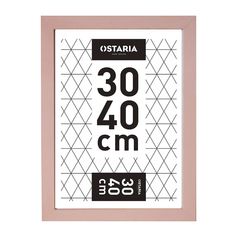 Cadre photo PAOLA rose 30x40cm