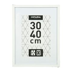 Cadre photo RITA blanc 30x40cm