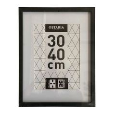 Cadre photo RITA bois noir 30x40cm