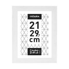 Cadre photo ZOE blanc 21x29.7cm