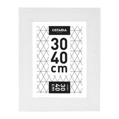 Cadre photo ZOE blanc 30x40cm