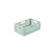 Cagette pliable vert clair 21x14cm
