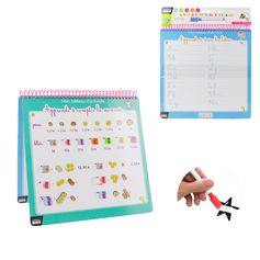 Cahier éducatif et feutre 28.5x28.5cm