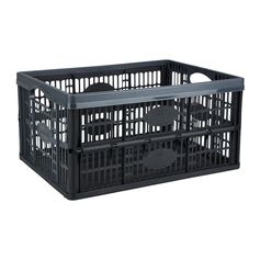 Caisse de rangement pliable gris anthracite 32L
