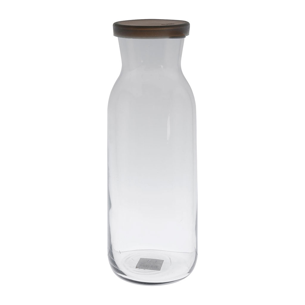 Carafe En Verre à Pied 1,7 L - Design élégant Pour Table, Service Original Des Boissons