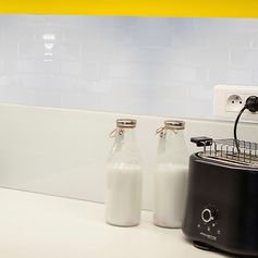 Carrelage adhésif 3D faïence blanche 25x30.5cm