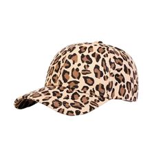 Casquette léopard coton
