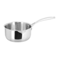 Casserole avec bec verseur tous feux inox gris D 16cm