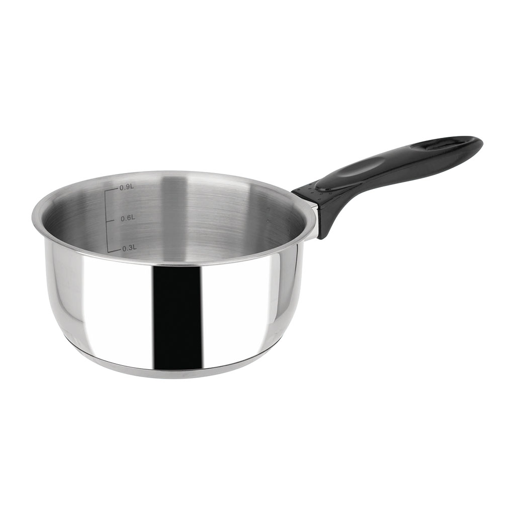 Casserole ESSENTIELB AL DENTE Diamètre 14cm - Gris, Compatible Tous Feux Sauf Induction