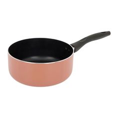 Casserole revêtement anti-adhérent toux feux terracotta D 20cm