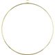 Cercle avec anneaux de suspension métal doré D 25cm