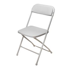 Chaise pliable blanche 44x50x79cm
