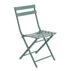 Chaise pliante GREENSBORO acier vert 51x42x80cm - HESPÉRIDE