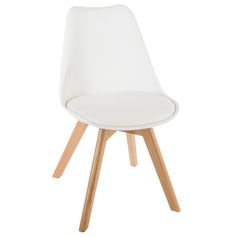 Chaise scandinave BAYA blanche - ATMOSPHERA