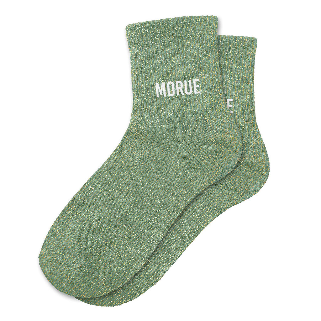 Chaussettes à Paillettes Marron Et Doré - Taille Unique 36-42 - Style Brunette
