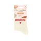 Chaussettes paillettes amoureuse beige pointure 36-42