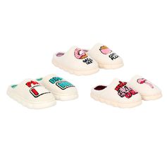 Chausson bouclette à message polyester 36-41