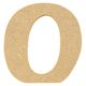 Chiffre 0 en bois H 5cm