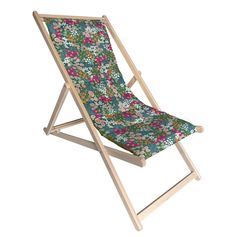 Chilienne amovible matelassée motif fleuri 56x127x3.5cm